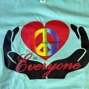 NEW Acceptance for Everyone Short Sleeve Tee